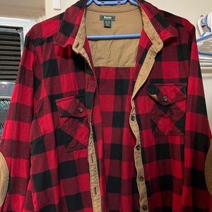 Roots plaid shirt